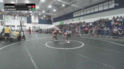 120 lbs Cons. Round 3 - Eddie Fong, Rough House Wrestling Club vs Eli Marquez, Unattached