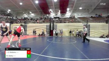 113 lbs Cons. Round 3 - Zane Siddons, Bloomington North High School vs Maverik Bailey, Slivka Elite