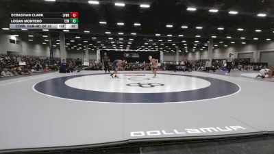 106 lbs Cons. Sub-rd Of 32 - Logan Montero, Eagle Empire Wrestling vs Sebastian Clark, 3F Wrestling