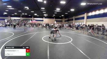 120 lbs Round Of 128 - Damien Richardson, Iron Eagles WC vs Justin Fox, Mustangs WC