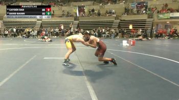 160 Championship Bracket Champ. Round 1 - David Bauer, Hastings vs Cayden Ban, Anoka