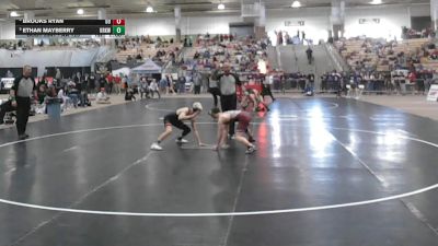 AA 120 lbs Cons. Semi - Brooks Ryan, Dobyns Bennett High School vs Ethan Mayberry, Kirkwood High School