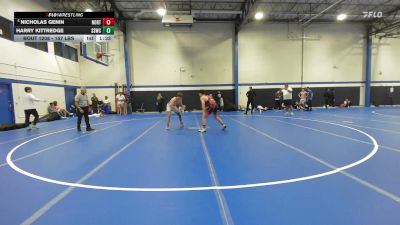 157 lbs Consi Of 8 #2 - Nicholas Genin, Northfield Mount Hermon vs Harry Kittredge, South Side Wrestling Club