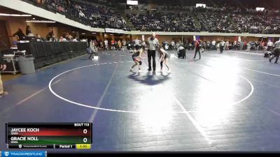 107 lbs Quarterfinal - Gracie Noll, Iowa vs Jaycee Koch, Iowa