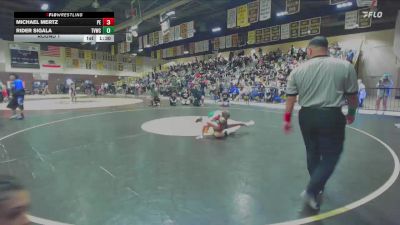 105 lbs Round 1 - Michael Mertz, Poway Elite vs Rider Sigala, The Valley Wrestling Club