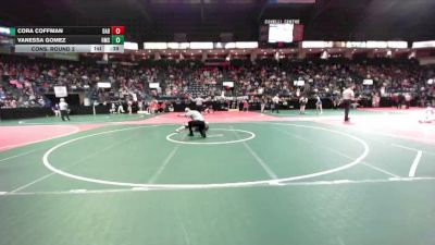 116 lbs Cons. Round 2 - Vanessa Gomez, HMS1 vs Cora Coffman, DAB1