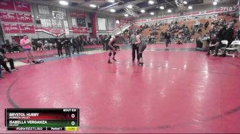 155 lbs Cons. Round 4 - Brystol Hubby, Murrieta Valley vs Isabella Verganza, Hilltop