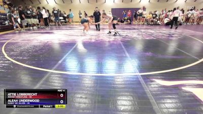 190 lbs Placement - Aleah Underwood, Husky WC Silver vs Attie Lobberecht, Rocket Wrestling