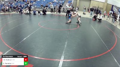 12U Boys - 70 lbs 7th Place Match - Cameron Ferreira, Iron Faith Wrestling Club vs Adam Husk Jr., Askren Wrestling Academy