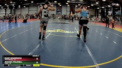 210 lbs Rd# 8- 12:30pm Saturday Final Pool - Rhodes Molenda, POWA vs Rage Henderson, Team Gotcha