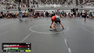 110 lbs Placement (4 Team) - Joshua Golighty Jr, Full Circle vs Harrison Osborne, Hammers