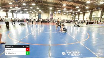 132 lbs Round Of 64 - Dylan Miller, OH vs William Sakoutis, NJ