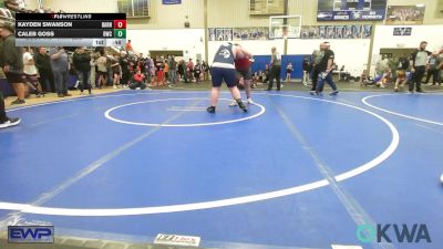 Consolation - Kayden Swanson, Barnsdall Youth Wrestling vs Caleb Goss, Bartlesville Wrestling Club