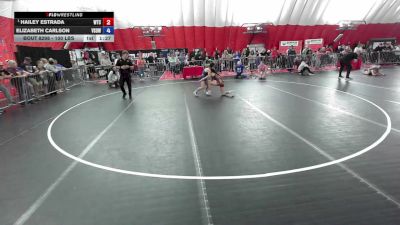 100 lbs 3rd Place Match - Hailey Estrada, Wichita Training Center vs Elizabeth Carlson, Victory School Of Wrestling