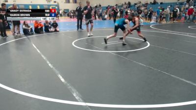 105 lbs 5th Place Match - Grady Estrada, Fighting Squirrels Wrestling Club vs Ramon Brown, Team Real Life Wrestling