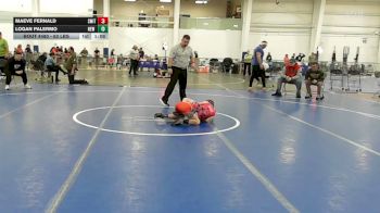 63 lbs Final - Maeve Fernald, Smittys Wrestling Barn vs Logan Palermo, New England Gold WC