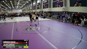 120 lbs 1st Place Match - Julian Castillo, NB Elite Wrestling Club vs Sarfaraz Khalid, Southern Style Wrestling Club