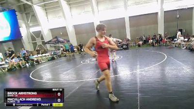 165 lbs Placement Matches (8 Team) - Brock Armstrong, Idaho vs Macullach Andrews, Florida