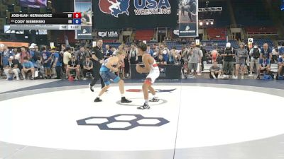 120 lbs Cons. Rd Of 32 - Joshuah Hernandez, Wyoming vs Cody Sieminski, Oregon