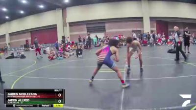 130 lbs Finals (2 Team) - Jaiden Noblezada, Modern Warrior Wrestling vs Jaden Allred, Alpha Elite