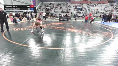 98-108 lbs Semis - Harper Kalo, Michigan Revolution Wrestling Club vs Rhilynn Tolzman, Summit Wrestling Academy
