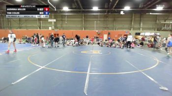 43 kg Rr Rnd 5 - Audrina Miller, PA West 2 - GK8E vs Timi Coles, Michigan Wrestling Academy - GK8E