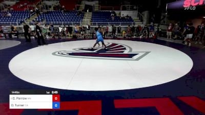 144 lbs Rnd Of 64 - Davis Parrow, MN vs Demarcus Turner, CA