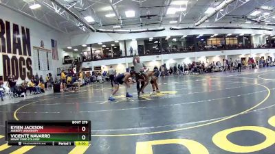 133 Freshman/Soph Cons. Semi - Viciente Navarro, Henry Ford College vs Kyien Jackson, Averett University