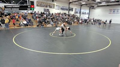 125 lbs Champ. Round 2 - Caiden Harbert, West Liberty vs Dakota Johnson, Trine