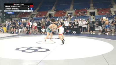 144 lbs Cons. Sub-rd Of 32 - Shawn Verdecchio, Pennsylvania vs Lawson Mitchell, Wisconsin