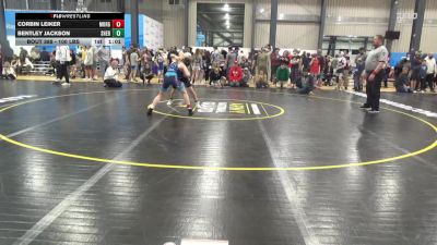 100 lbs Consolation - Corbin Leiker, Morgantown vs Bentley Jackson, Shermans Dale