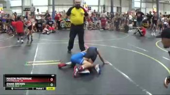 64 lbs Round 2 (6 Team) - Ewan Brown, Missouri Gold vs Mason Pasternak, Stallers Elite