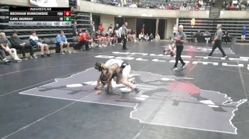 121 lbs Round 1 (4 Team) - Beckham Bunkowske, Perham, MN vs Carl Murray, Zumbrota-Mazeppa, MN