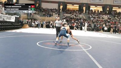 157-2A/1A Champ. Round 1 - Josh Martinez, Chesapeake-BC vs Tyler Henderson, Rising Sun