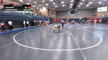 132 lbs Round 1 - Mason Milsaps, Conroe Woodlands College Park vs Luke Webb, Rockwall