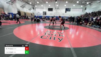 131 lbs Round Of 16 - Brando Pineda, Sunset Park-PSAL vs Alex Critelli, Trinity School (NYC)