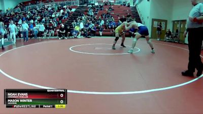 165 lbs Quarterfinal - Mason Winter, Jackson vs Noah Evans, Cincinnati Moeller