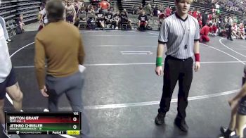 102 lbs Round 2 (6 Team) - Jethro Chrisler, Kansas Copperheads vs Bryton Grant, Team USA