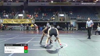 157 lbs Prelims - Nicholas Hammond, Schreiner University vs Darius Govan, East Carolina University