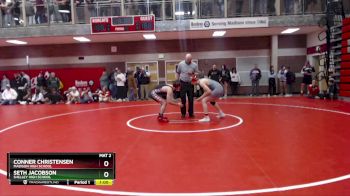 182 lbs 3rd Place Match - Conner Christensen, Madison High School vs Seth Jacobson, Shelley High School