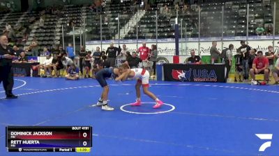 86 lbs Semifinal - Dominick Jackson, MN vs Rett Huerta, MN