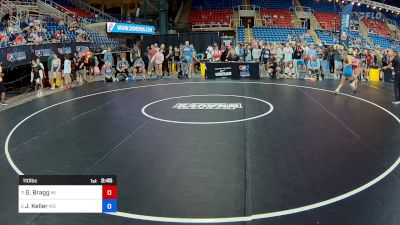 110 lbs Rnd Of 16 - Gigi Bragg, MI vs Jayden Keller, MO