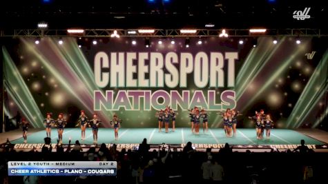 Cheer Athletics - Plano - Cougars [2026 L2 Youth - Medium Day 2] 2026 CHEERSPORT National All Star Cheerleading Championship