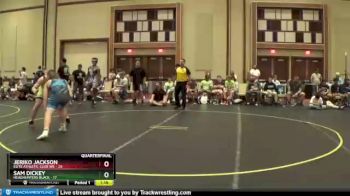 220 lbs Quarterfinals (8 Team) - Jeriko Jackson, Elite Athletic Club WE vs Sam Dickey, Headhunters Black