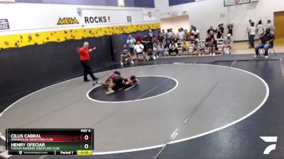 126 lbs 5th Place Match - Cilus Cabral, Grindhouse Wrestling Club vs Henry Ofeciar, Tucson Badgers Wrestling Club