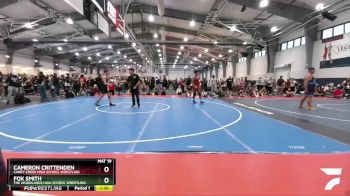 144 lbs Champ. Round 2 - Cameron Crittenden, Caney Creek High School Wrestling vs Fox Smith, The Woodlands High School Wrestling