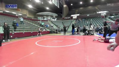 52 lbs Rr Rnd 3 - Zane Erisman, Mighty Bluebirds Wrestling vs Luke Lockwood, North DeSoto Wrestling Academy