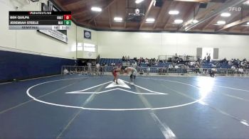 133 lbs Semifinal - Ben Quilpa, Unattached vs Jeremiah Steele, Menlo NCAA
