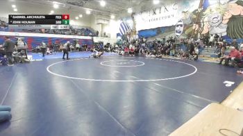 165 lbs Quarterfinal - Gabriel Archuleta, Pocatello vs John Holman, Sandpoint