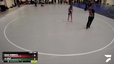 125 lbs Cons. Semi - Isaac Roberts, Marshall/Lakeview/RTR vs Aj Sele, St. Michael/Albertville